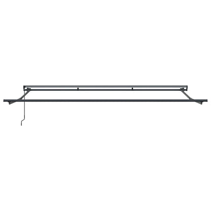 vidaXL Awning Frame Manual Adjustable Anthracite 4.5 x 3 m Steel