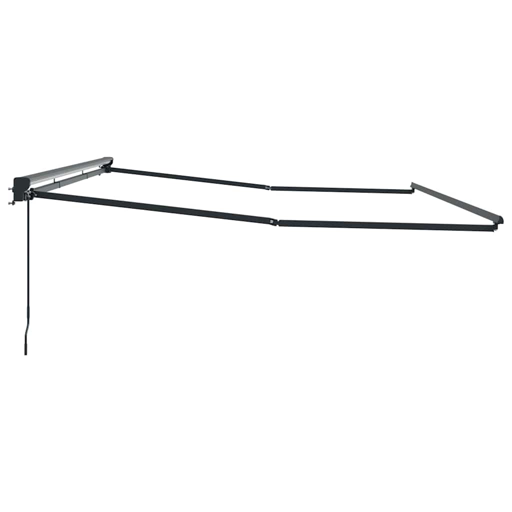 vidaXL Awning Frame Manual Adjustable Anthracite 4.5 x 3 m Steel