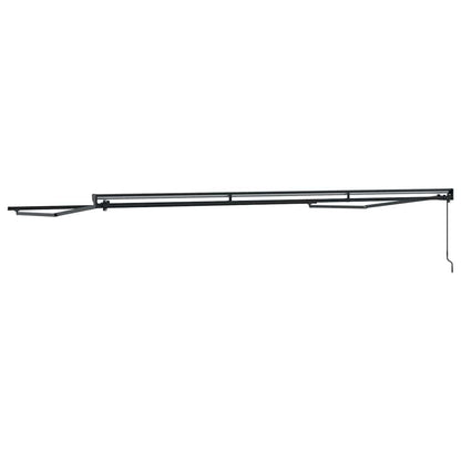 vidaXL Awning Frame Manual Adjustable Anthracite 5 x 3 m Steel