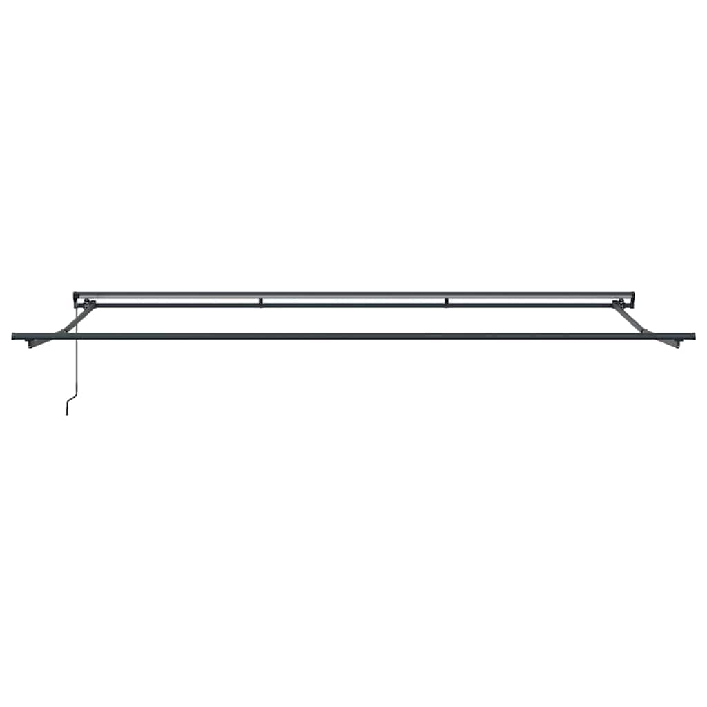 vidaXL Awning Frame Manual Adjustable Anthracite 5 x 3 m Steel