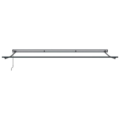 vidaXL Awning Frame Manual Adjustable Anthracite 5 x 3 m Steel