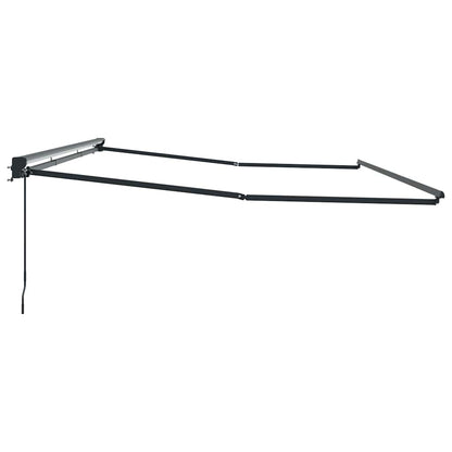 vidaXL Awning Frame Manual Adjustable Anthracite 5 x 3 m Steel