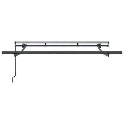 vidaXL Awning Frame Retractable Manual Anthracite 2.5 x 2 m Metal