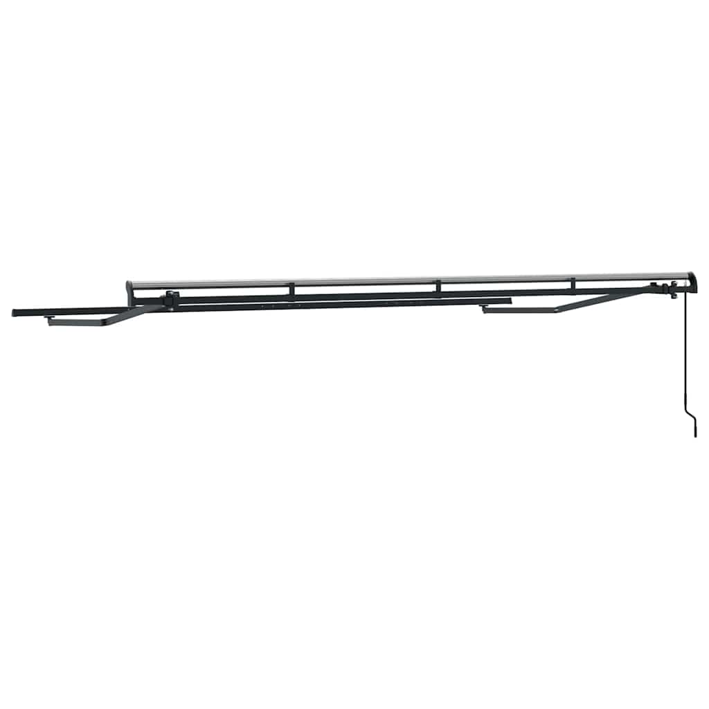 vidaXL Awning Frame Retractable Manual Anthracite 4 x 2 m Metal
