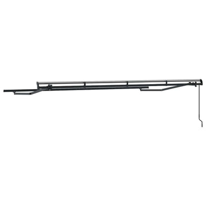 vidaXL Awning Frame Retractable Manual Anthracite 4 x 2 m Metal