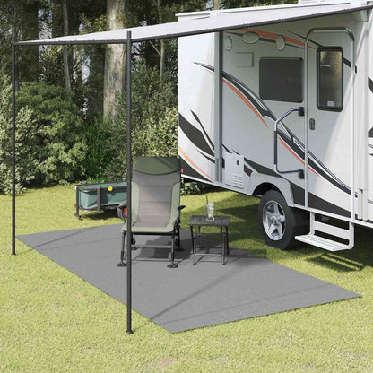 vidaXL Tent Carpet Anthracite 200 x 200 cm Polyester