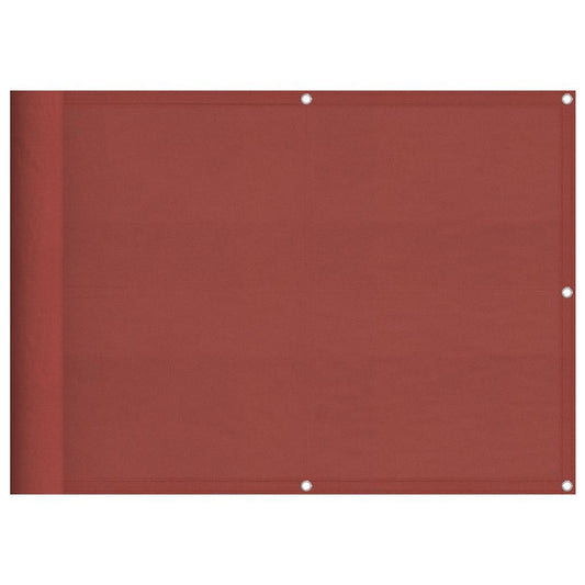 vidaXL Balcony Screen Terracotta 75x800 cm 100% Polyester Oxford