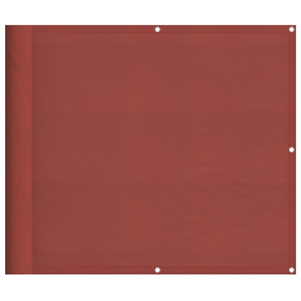 vidaXL Balcony Screen Terracotta 90x700 cm 100% Polyester Oxford