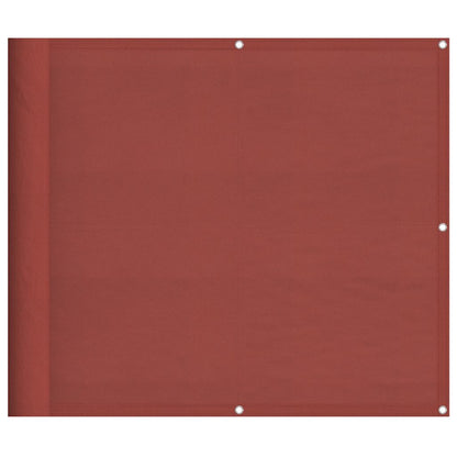vidaXL Balcony Screen Terracotta 90x700 cm 100% Polyester Oxford