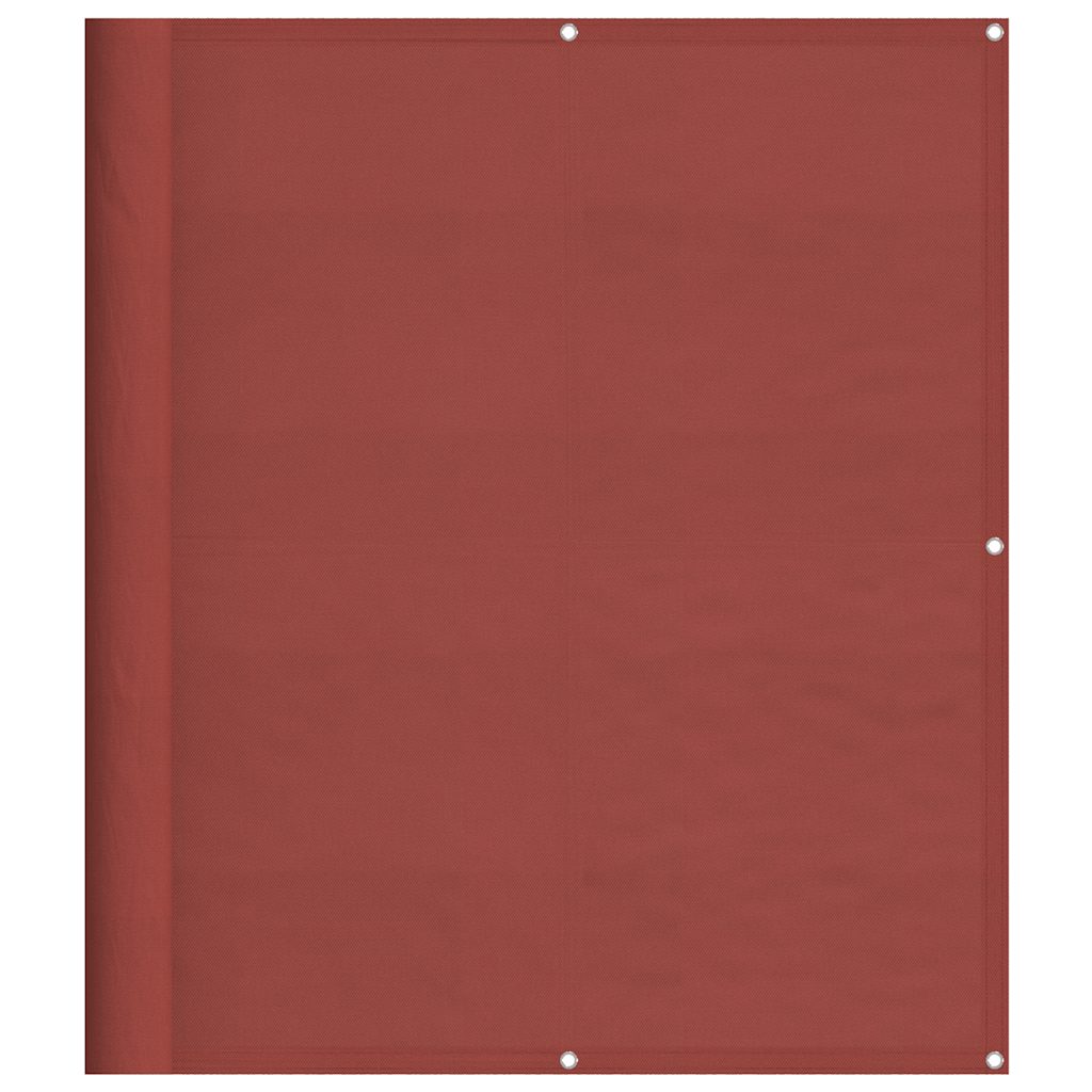 vidaXL Balcony Screen Terracotta 120x700 cm 100% Polyester Oxford