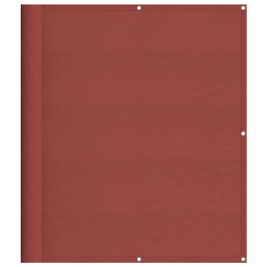 vidaXL Balcony Screen Terracotta 120x700 cm 100% Polyester Oxford