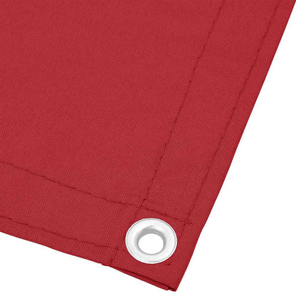 vidaXL Balcony Screen Red 75x700 cm 100% Polyester Oxford