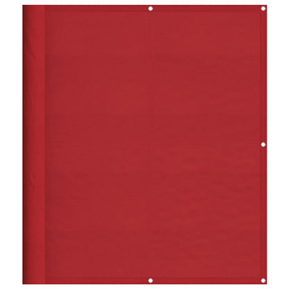 vidaXL Balcony Screen Red 120x1000 cm 100% Polyester Oxford