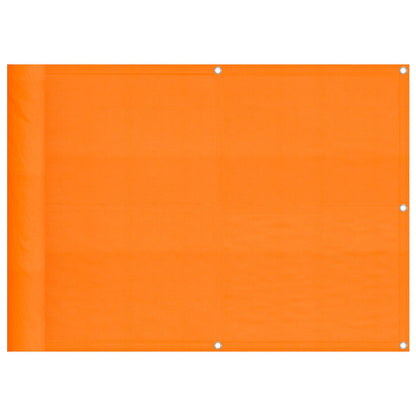 vidaXL Balcony Screen Orange 75x700 cm 100% Polyester Oxford