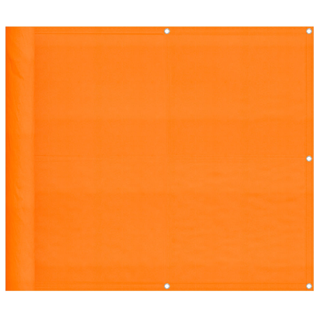 vidaXL Balcony Screen Orange 90x700 cm 100% Polyester Oxford