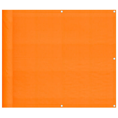 vidaXL Balcony Screen Orange 90x700 cm 100% Polyester Oxford