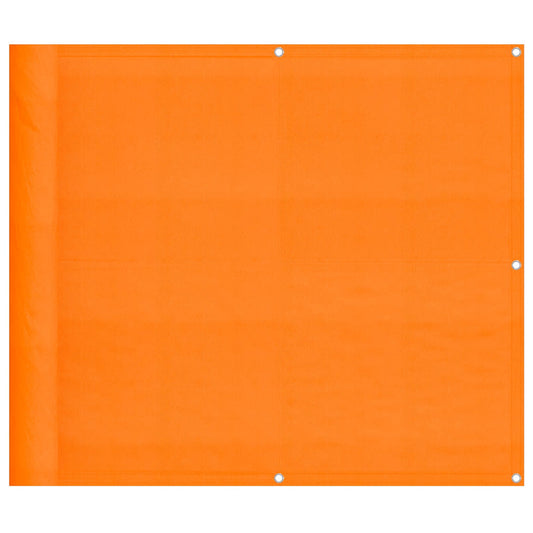 vidaXL Balcony Screen Orange 90x800 cm 100% Polyester Oxford