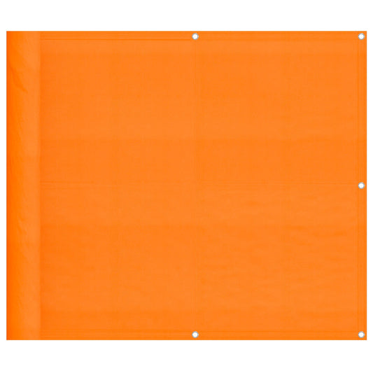 vidaXL Balcony Screen Orange 90x1000 cm 100% Polyester Oxford