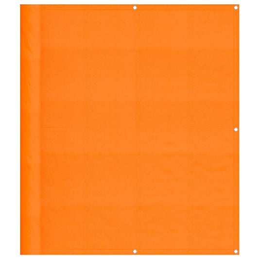 vidaXL Balcony Screen Orange 120x800 cm 100% Polyester Oxford