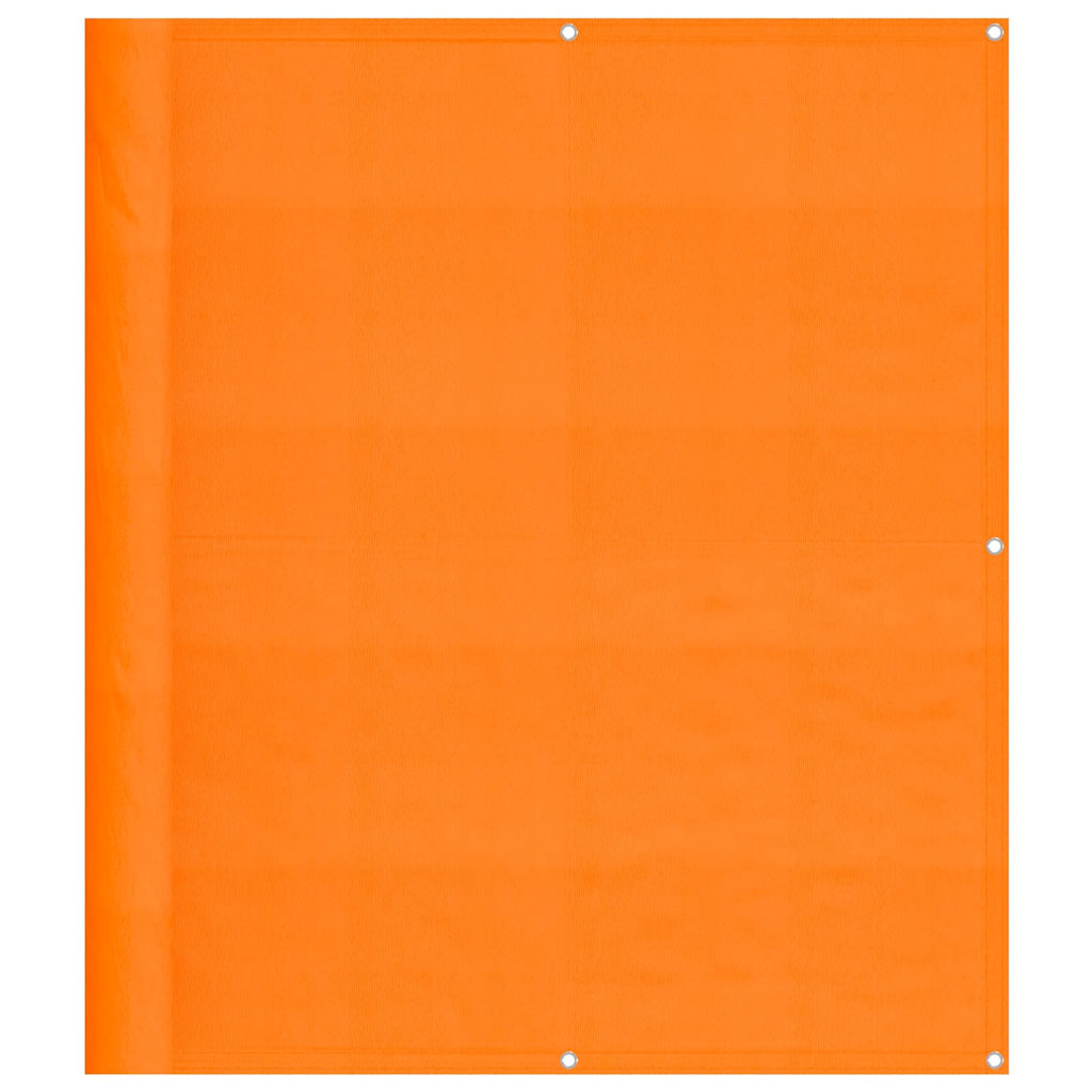 vidaXL Balcony Screen Orange 120x1000 cm 100% Polyester Oxford