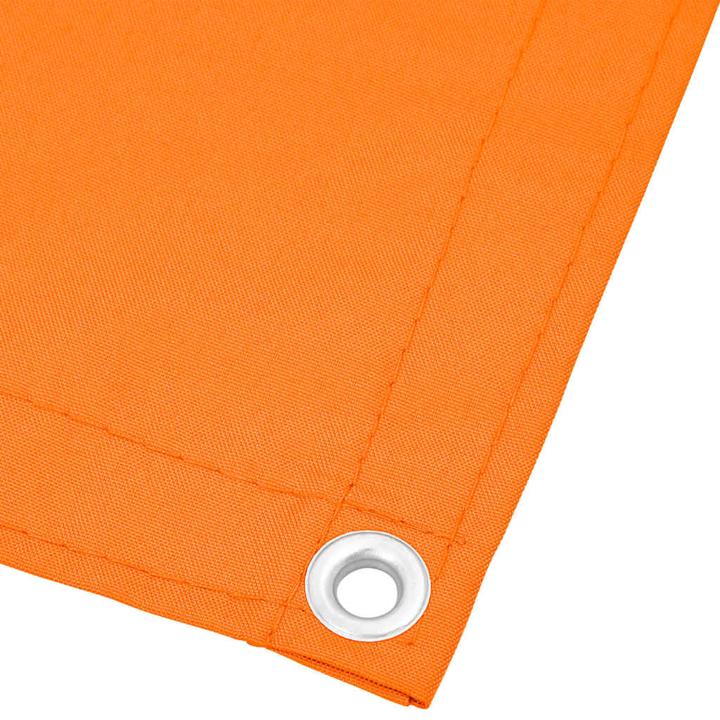 vidaXL Balcony Screen Orange 120x1000 cm 100% Polyester Oxford