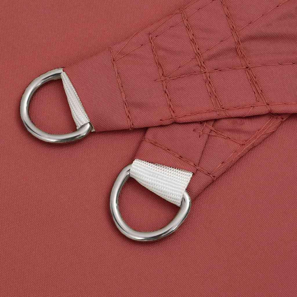 vidaXL Sun Shade Sail Terracotta 7x5x5 m 100% Polyester Oxford