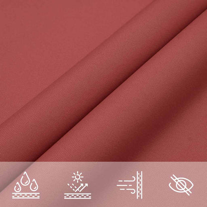 vidaXL Sun Shade Sail Terracotta 7x5x5 m 100% Polyester Oxford