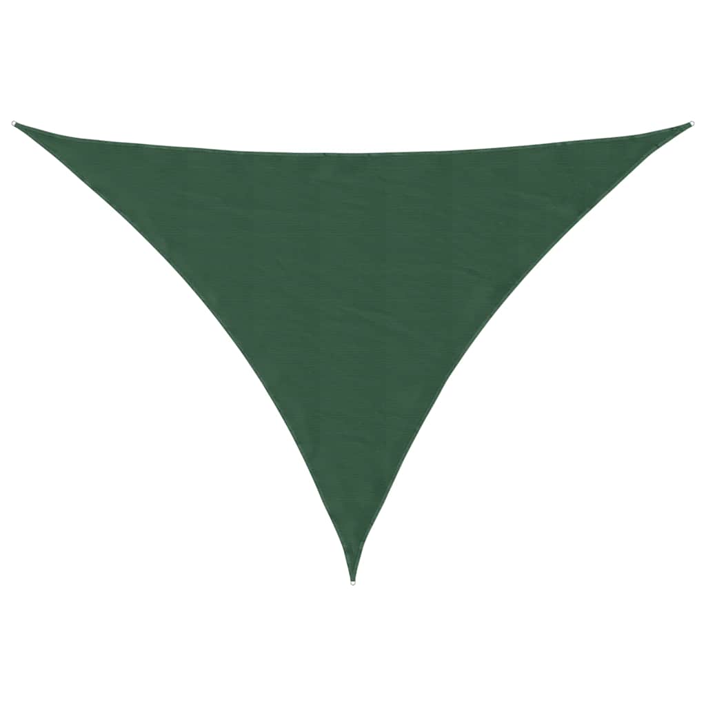 vidaXL Sun Shade Sail Dark Green 7x5x5 m 100% Polyester Oxford