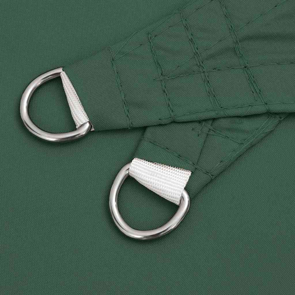 vidaXL Sun Shade Sail Dark Green 7x5x5 m 100% Polyester Oxford