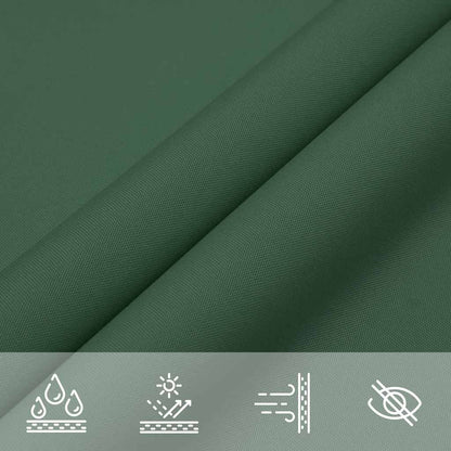 vidaXL Sun Shade Sail Dark Green 7x5x5 m 100% Polyester Oxford