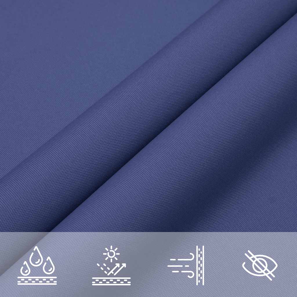 vidaXL Sun Shade Sail Blue 2x2x2 m 100% Polyester Oxford