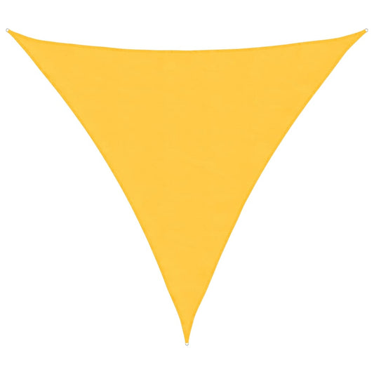 vidaXL Sun Shade Sail Yellow 2x2x2 m 100% Polyester Oxford