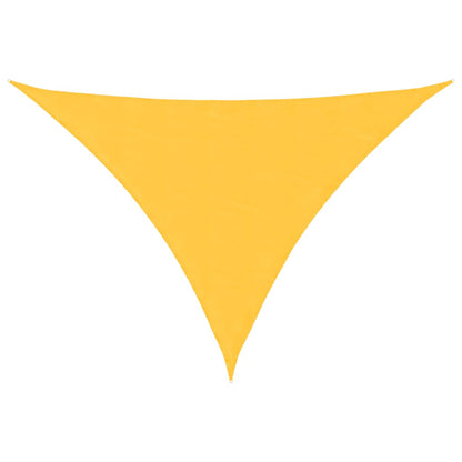 vidaXL Sun Shade Sail Yellow 7x5x5 m 100% Polyester Oxford