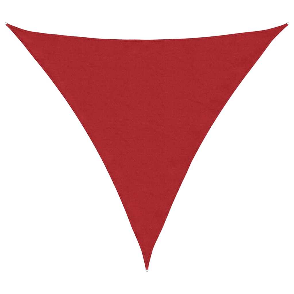 vidaXL Sun Shade Sail Red 2x2x2 m 100% Polyester Oxford