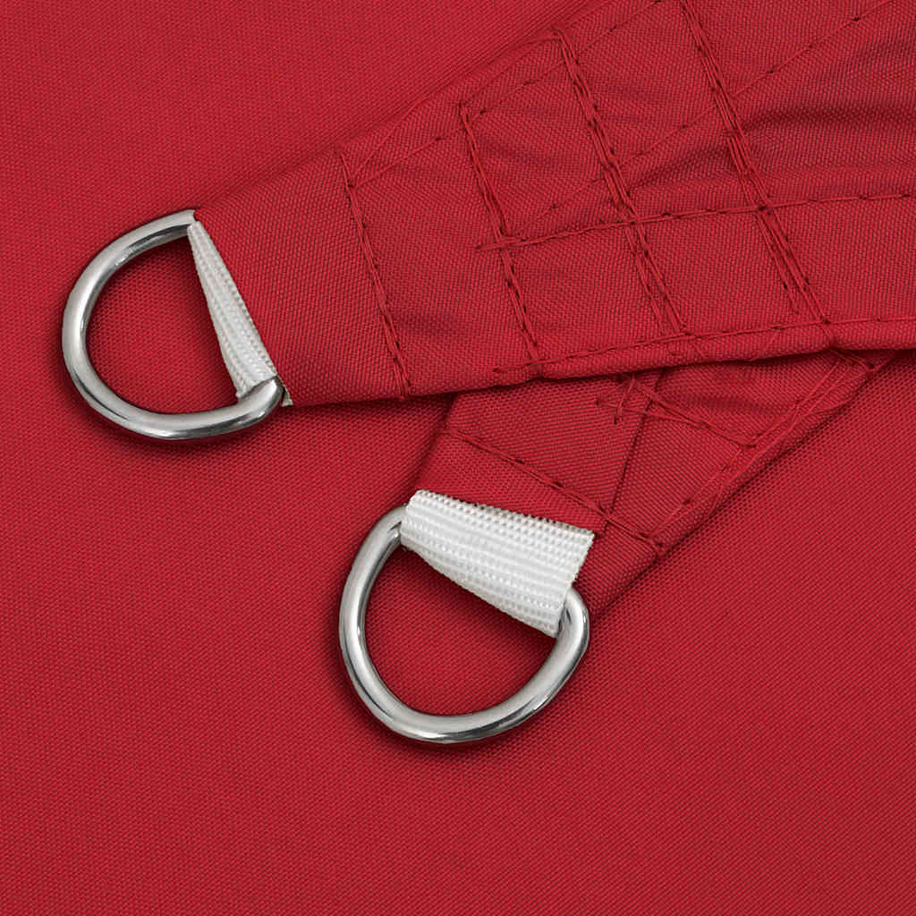 vidaXL Sun Shade Sail Red 2x2x2 m 100% Polyester Oxford