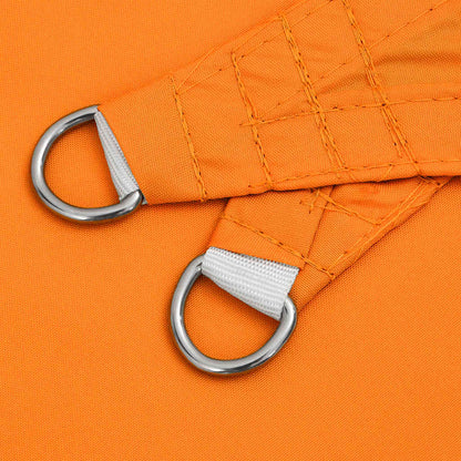 vidaXL Sun Shade Sail Orange 7x5x5 m 100% Polyester Oxford