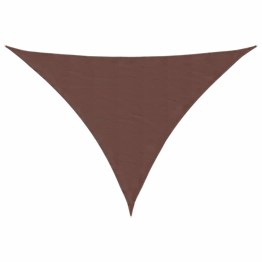 vidaXL Sun Shade Sail Brown 7x5x5 m 100% Polyester Oxford