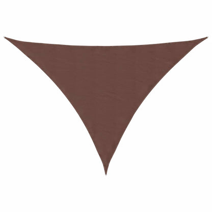 vidaXL Sun Shade Sail Brown 7x5x5 m 100% Polyester Oxford