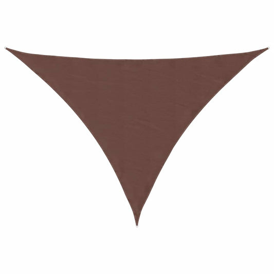 vidaXL Sun Shade Sail Brown 7x5x5 m 100% Polyester Oxford