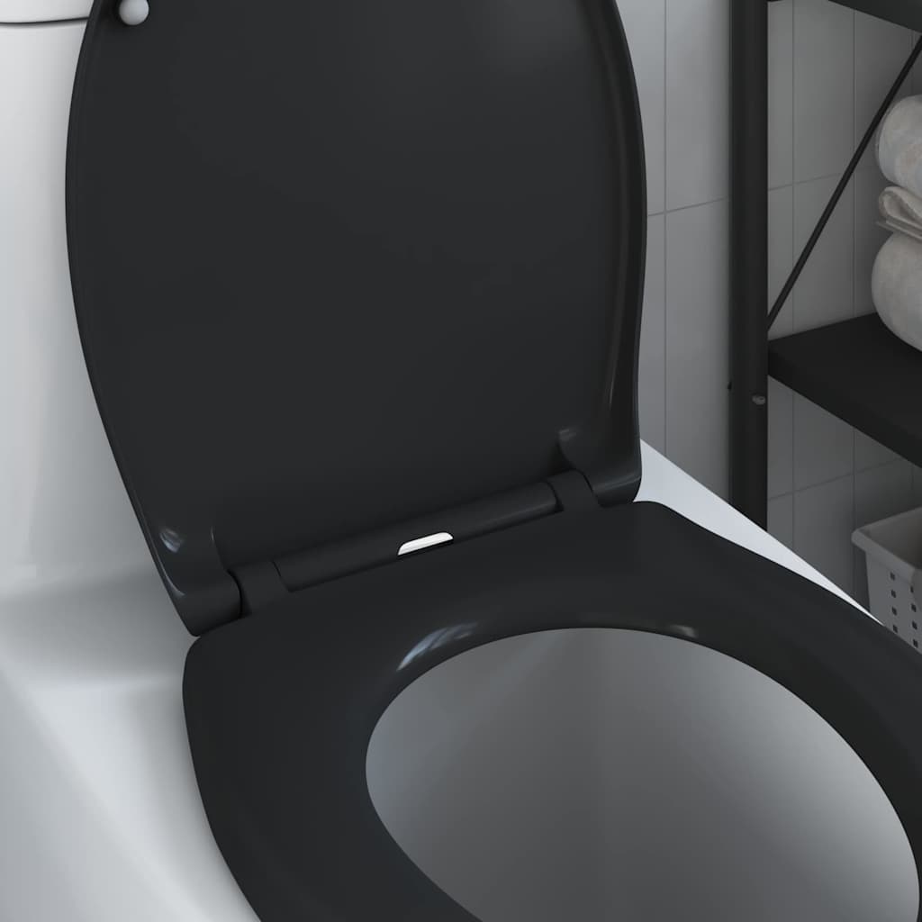 vidaXL Quick Release Toilet suitable for Seat Black