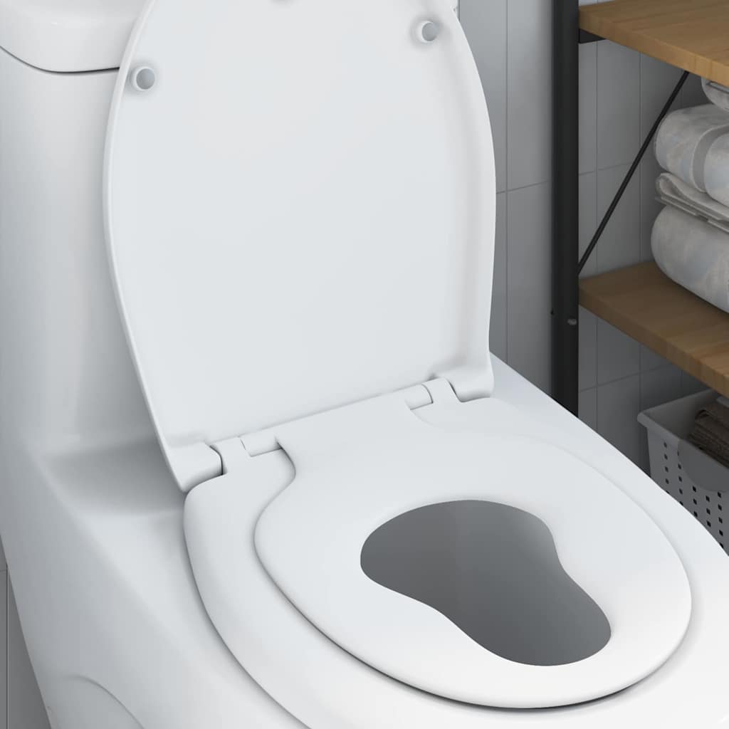 vidaXL Quick Release Toilet suitable for Seat White