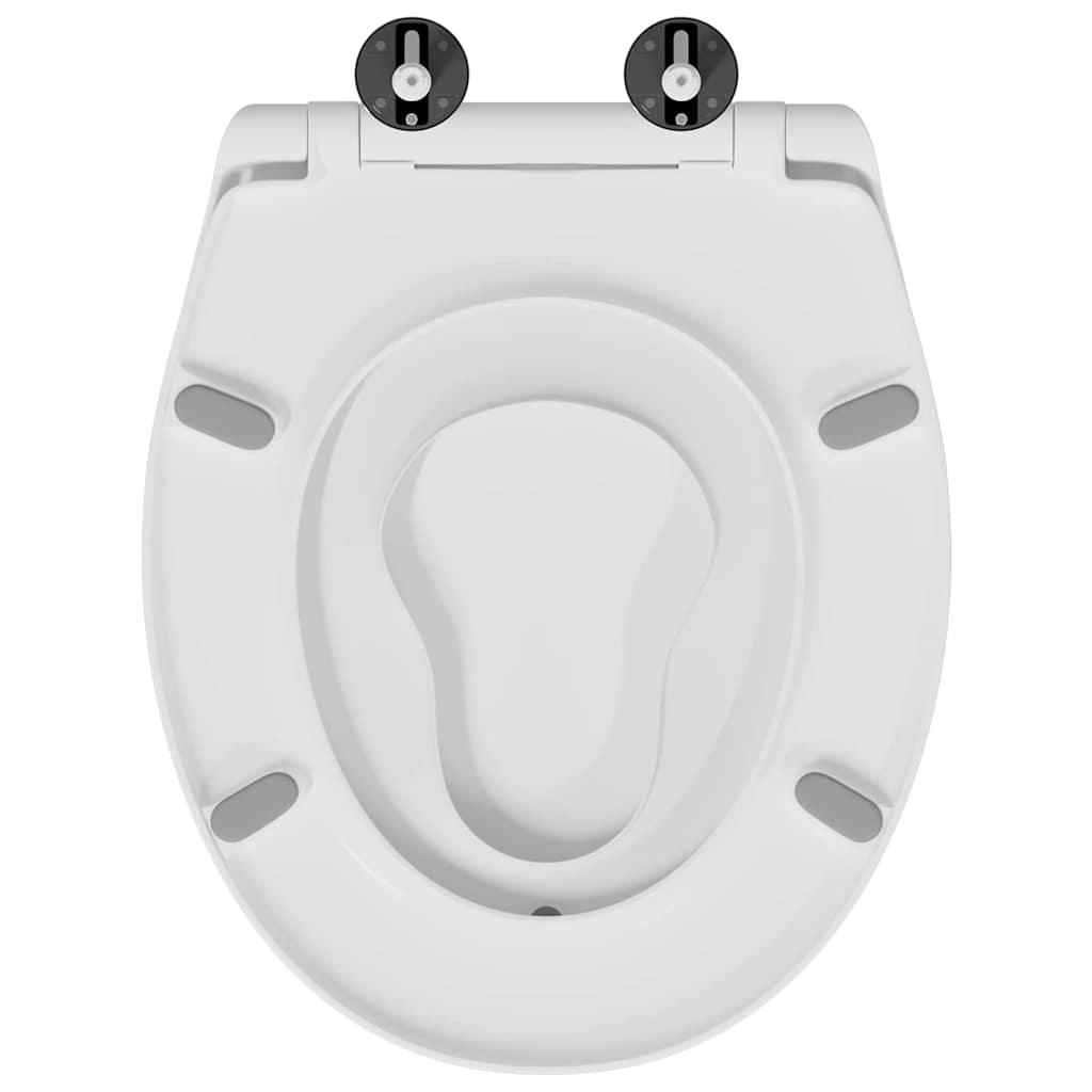 vidaXL Quick Release Toilet suitable for Seat White