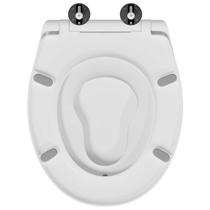 vidaXL Quick Release Toilet suitable for Seat White