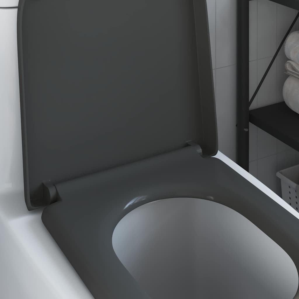vidaXL Quick Release Toilet suitable for Seat Anthracite