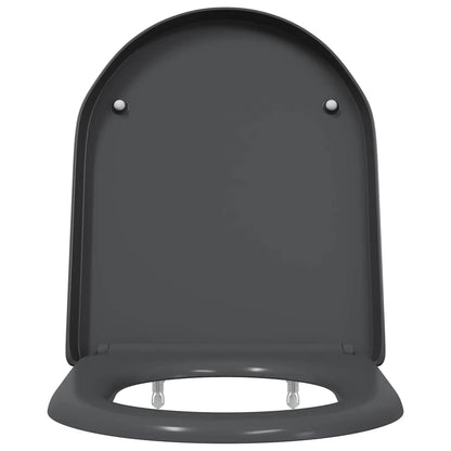 vidaXL Quick Release Toilet suitable for Seat Anthracite