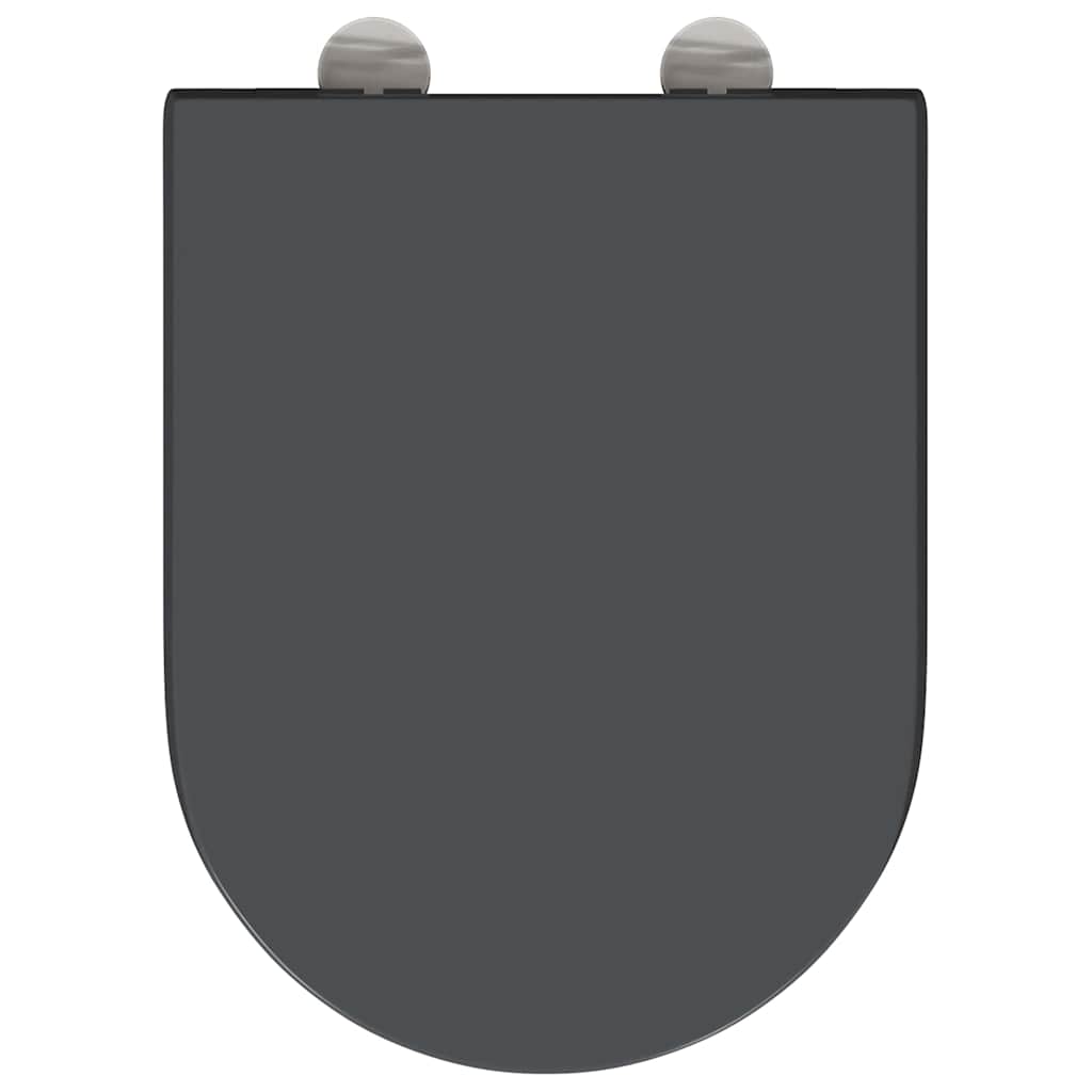 vidaXL Quick Release Toilet suitable for Seat Anthracite