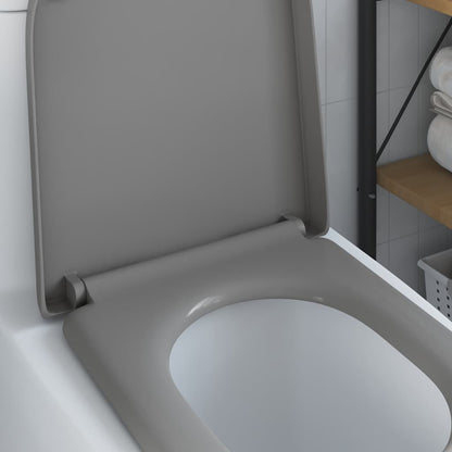 vidaXL Quick Release Toilet suitable for Seat Grey 46.2 x 36 x 4.3 cm