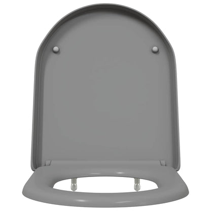 vidaXL Quick Release Toilet suitable for Seat Grey 46.2 x 36 x 4.3 cm