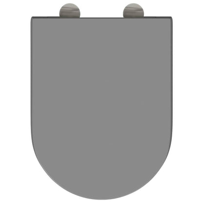 vidaXL Quick Release Toilet suitable for Seat Grey 46.2 x 36 x 4.3 cm