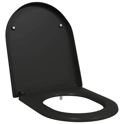 vidaXL Quick Release Toilet suitable for Seat Black 46.2 x 36 x 4.3 cm